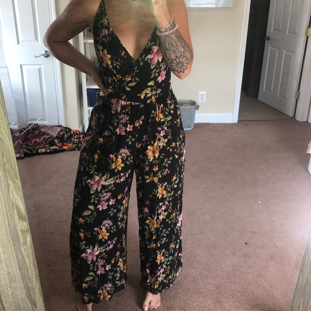 AE floral jumpsuit
